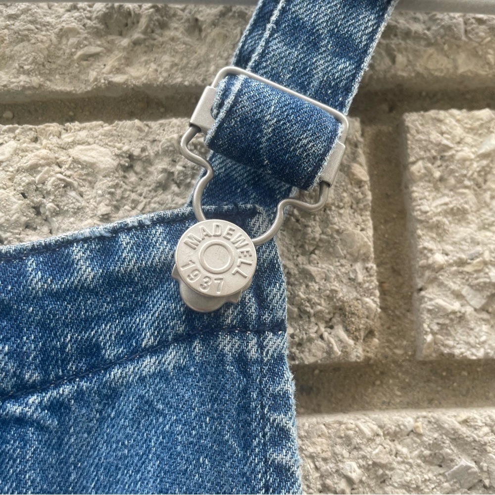 Madewell Women's Denim Dungaree Overalls Size Small - Picture 7 of 11